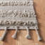 Tapis gris en laine tissé à plat à la main Janis-1428803183