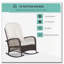 Chaise berçante d'extérieur en osier et rotin-2046280139