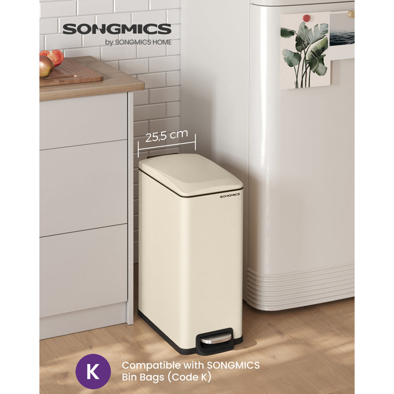 Recycling Bin - 50 L, White