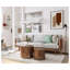 Ensemble de 2 tables d'appoint modernes Modernes