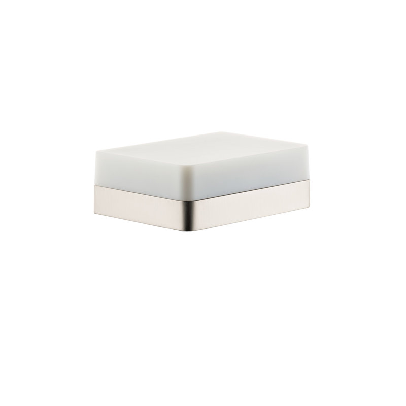 AXOR Universal Softsquare Shower Basket, 2.8" H x 6" W x 4.4" D, Brushed Nickel