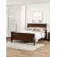 Mobilier de chambre à coucher pour lit 1 pièce Sleigh Design Louis Phillipe