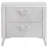 Buckley White High Gloss 2-drawer Nightstand