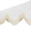 Parasol d'extérieur à frange bohémienne de 9 pi avec manivelle et inclinaison Collins, auvent blanc résistant aux rayons UV, mât blanc-1422570732-1412435110