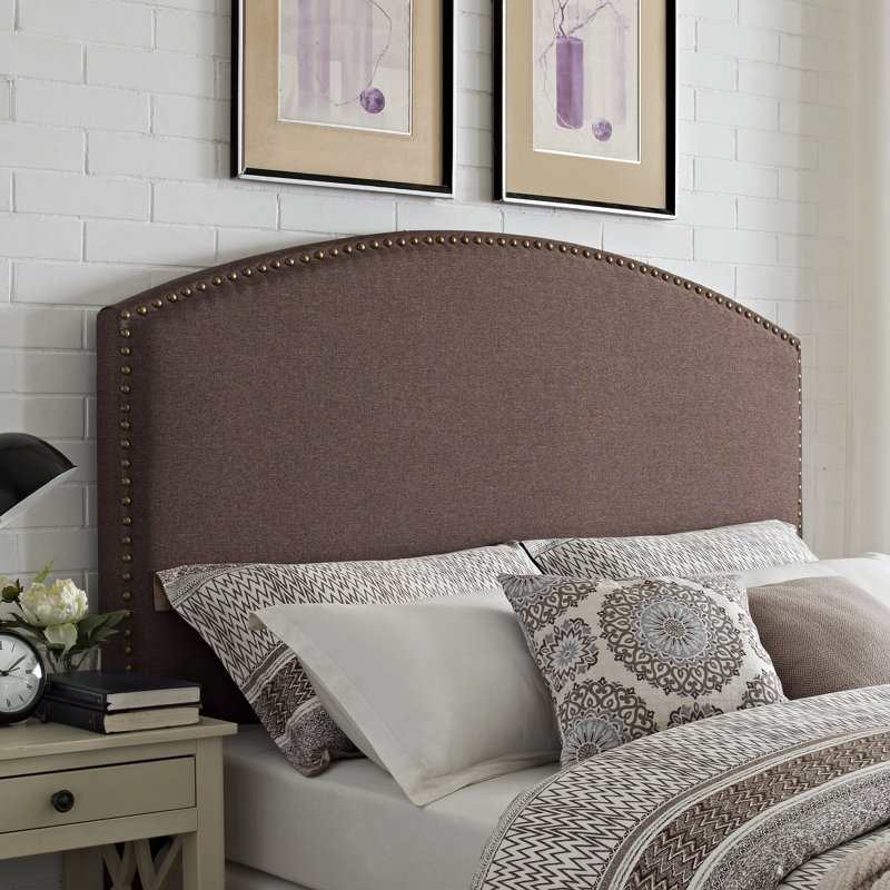 Benedict Upholstered Headboard, Full/Queen, Bourbon Linen