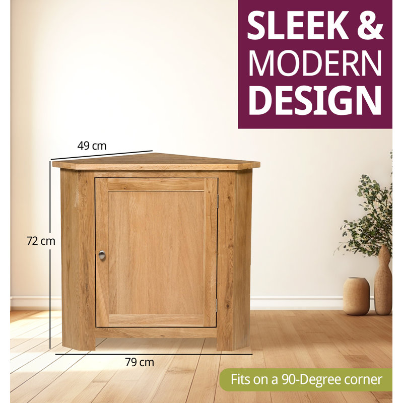 Farris Solid Wood 1 - Door Standard Accent Cabinet