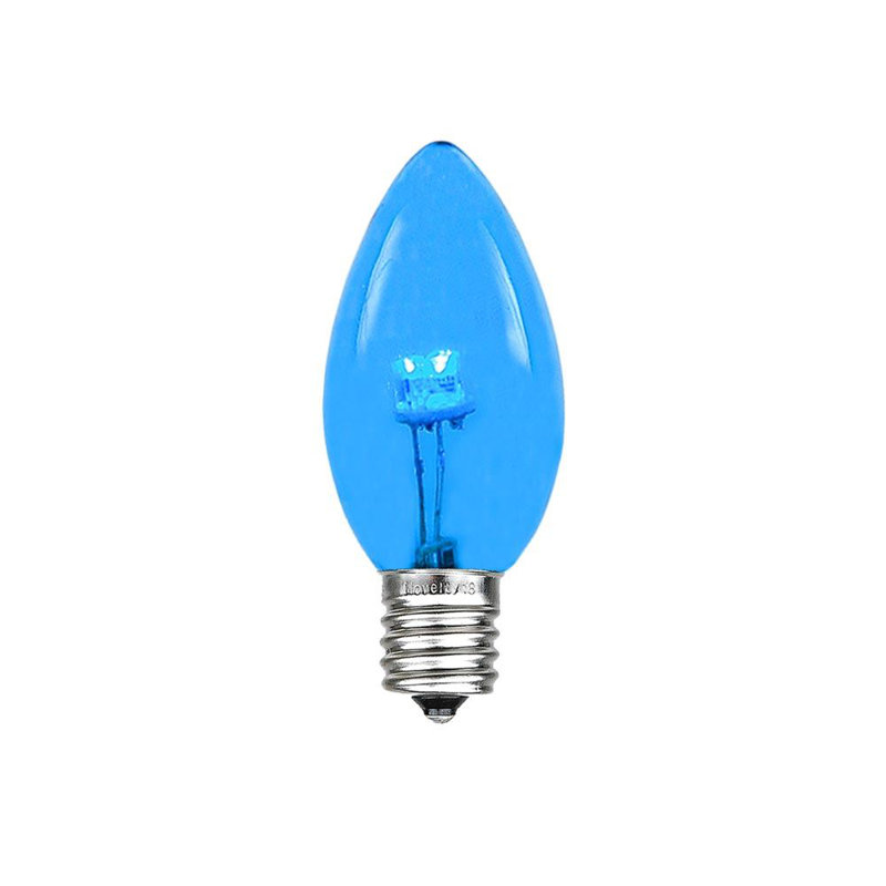 Ampoule led en verre del c7, Bleu