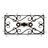 Metal Rectangle Pot Rack