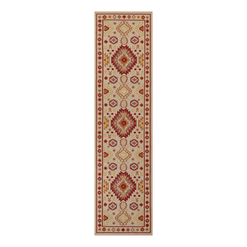 Tapis intérieur / extérieur Marlenia Marlenia, Tapis de couloir 2 pi 7 po x 10 pi