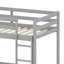 Structure de lit superposé à profil bas avec échelle attachée-128933216