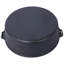 Casserole pré-assaisonnée en fonte avec couvercle pour poêle de camping en fer noir 6 pintes