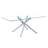 Modern Minimalist Rectangular Glass Dining Table With Sturdy Metal Legs For Various Spaces
