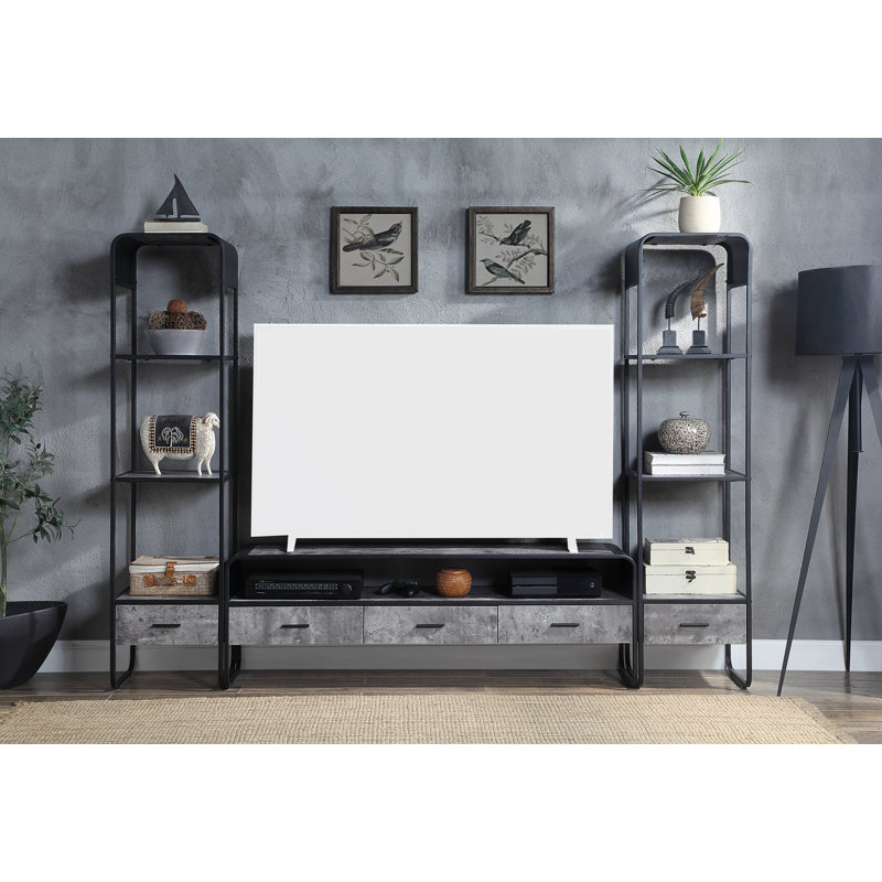 Chares 66'' H Media Shelves