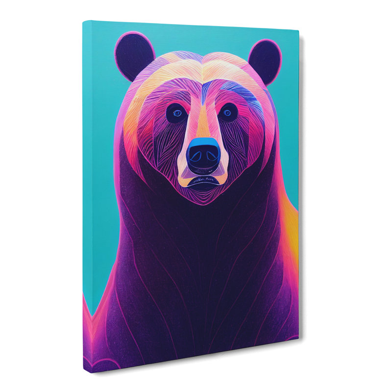 Bear - Wrapped Canvas, 76cm H x 50cm W x 3cm D