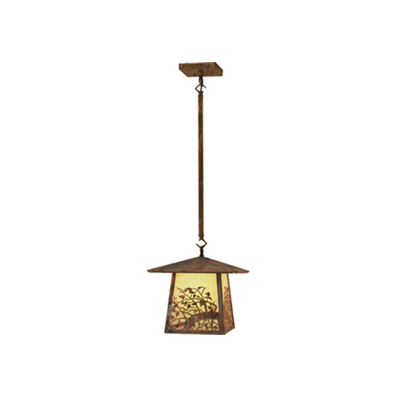 Luminaire suspendu géométrique 1 lumières lanterne