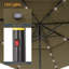 Parasol de marché lumineux 120,1 po Rudalph-1138294202