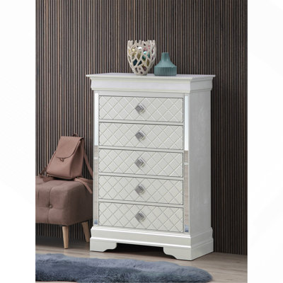 Verona G6700-CH Chest ,Silver Champagne