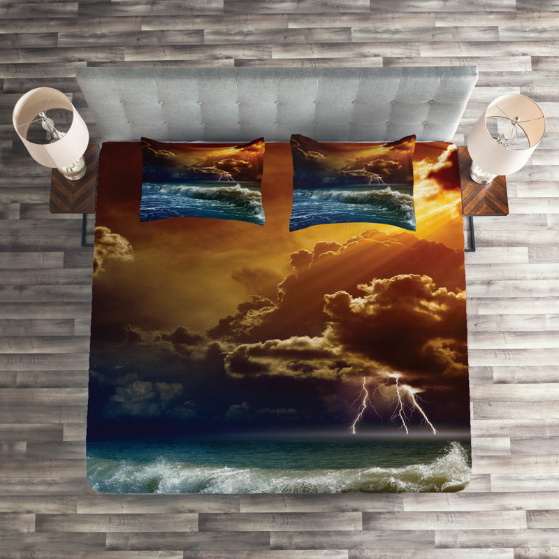 Coastal Polyester Coverlet