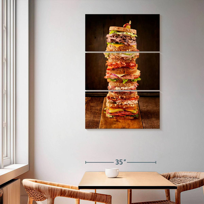 Yarlin Sandwich Stack, 65" H x 42" W