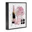 «Pink Glam Celebration Fashion Dessert Champagne» par Martina Pavlova - impression d'art graphique