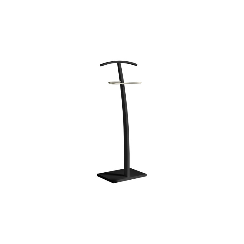 Ritzman Freestanding Valet Stand, Black