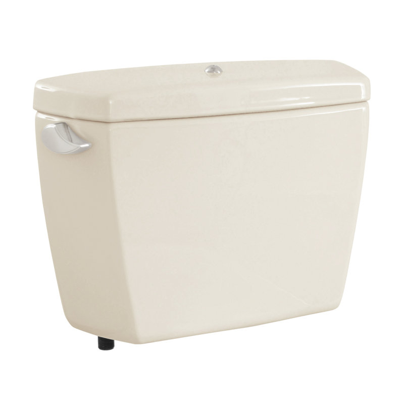Toilette ronde deux pièces Drake® 1,6 GPF (siège non inclus), Blanc colonial