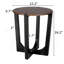 ACACIA SOLID WOOD SIDE TABLE-721615376