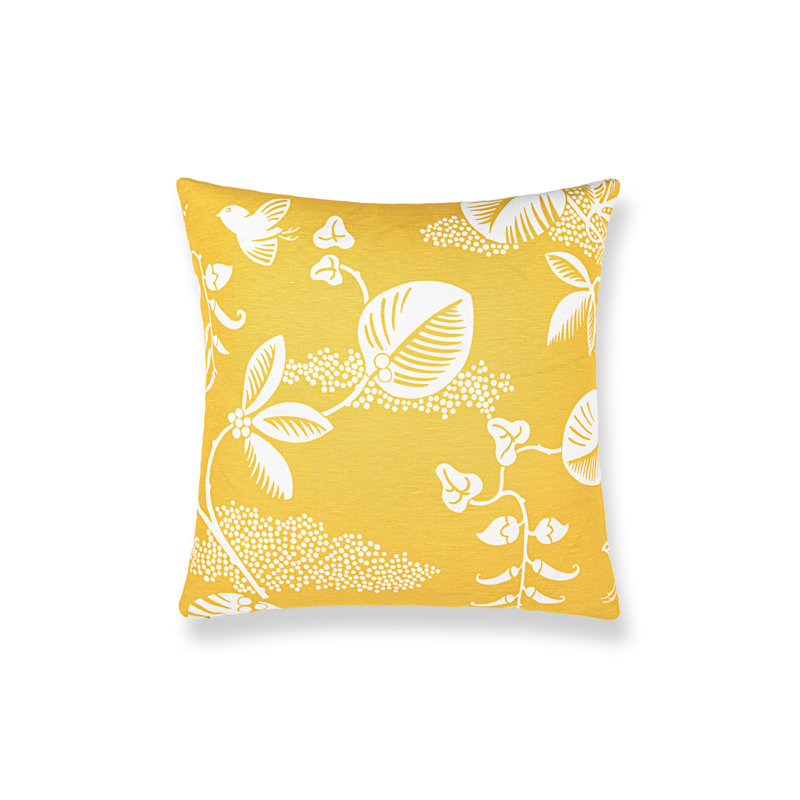 Square Pillow Cover & Insert, Maize