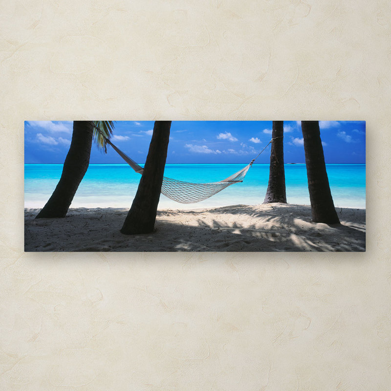 «island bliss, reproduction de photo, H 10 po x l 32 po x P 2 po