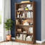 Bibliothèque en bois, bibliothèque de 72 po de hauteur avec tablettes de rangement ouvertes à 6 niveaux-595063244