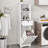 Tilt-Out Laundry Cabinet - White, One Compartment, Drawer, E1 Made, Painted For Enhanced Durability White Sorter With Practical Function , Efficient Organization