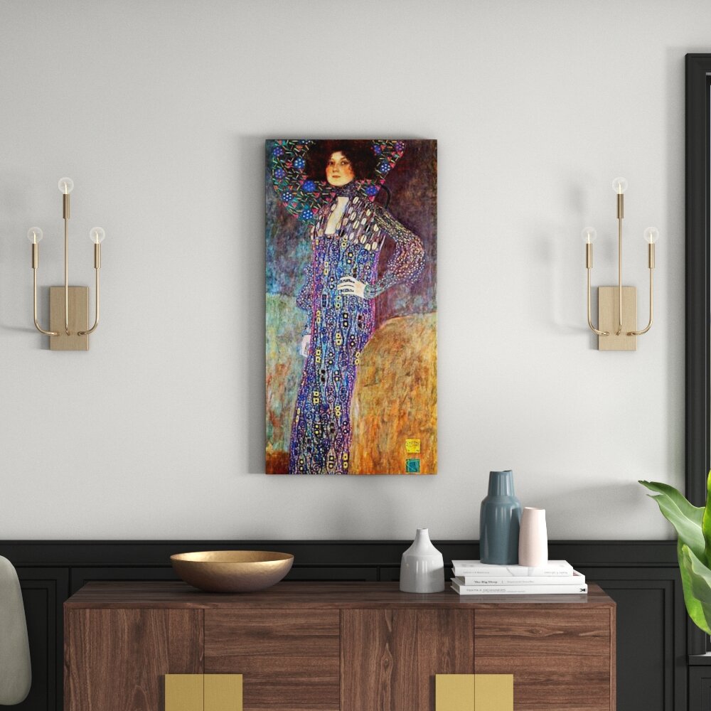 Poster „Portrait of Emily Floge“ von Gustav Klimt, Kunstdruck