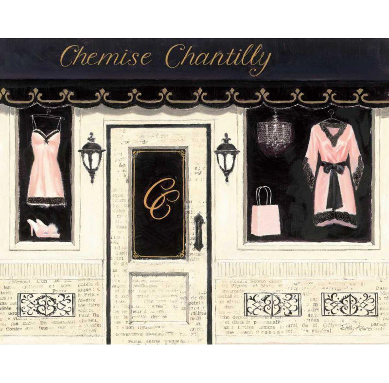 Art sur toile tendue avec la galerie Astoria Grand Adams, Emily: Chemise Chantilly, H 36 po x l 45 po