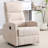 Manual Recliner Chair With Rocker And Swivel In Fabric For Living Room-258675178