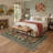 Mirage Geometric Machine Washable Green Indoor Area Rug with Non-Slip Backing-128992370