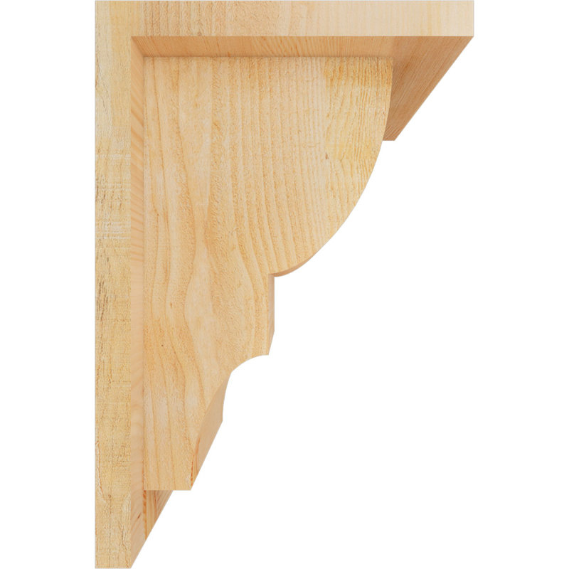Corbeau Ridgewood avec contre-plaque, H 12 po x l 8 po x P 8 po, Sapin de Douglas, Sciage brut