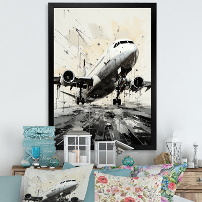" Abstracted Plane Flight Path "