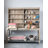 Reclaimed Wood and Metal Two-Piece Hutch
