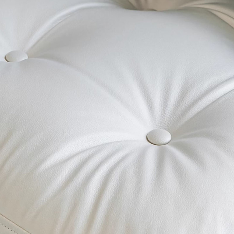 Chaise berçante nordique légère Light Luxury, Vert / blanc