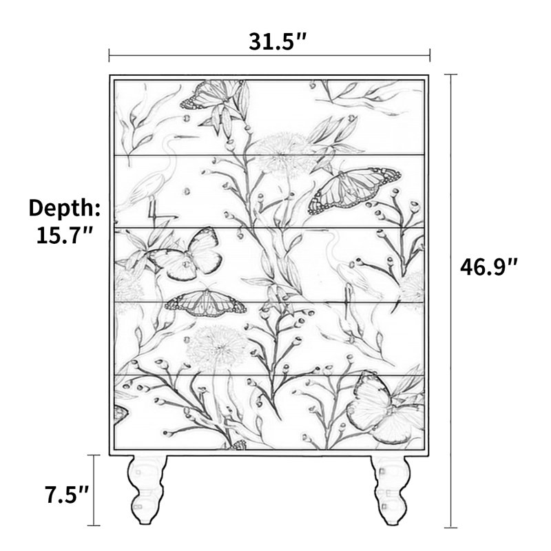 Armoire décorative française moderne à sens avancé
