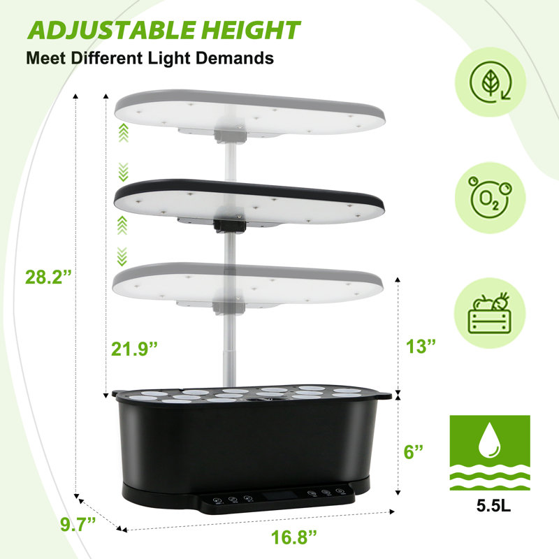 Ensemble d'éclairage pour culture hydroponique EAGLE PEAK