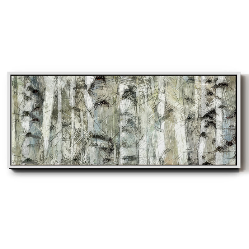 Birch II- Framed Canvas