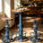 Jermeshia 2 - Person Pine Pedestal Dining Set-1888808933-1888808930