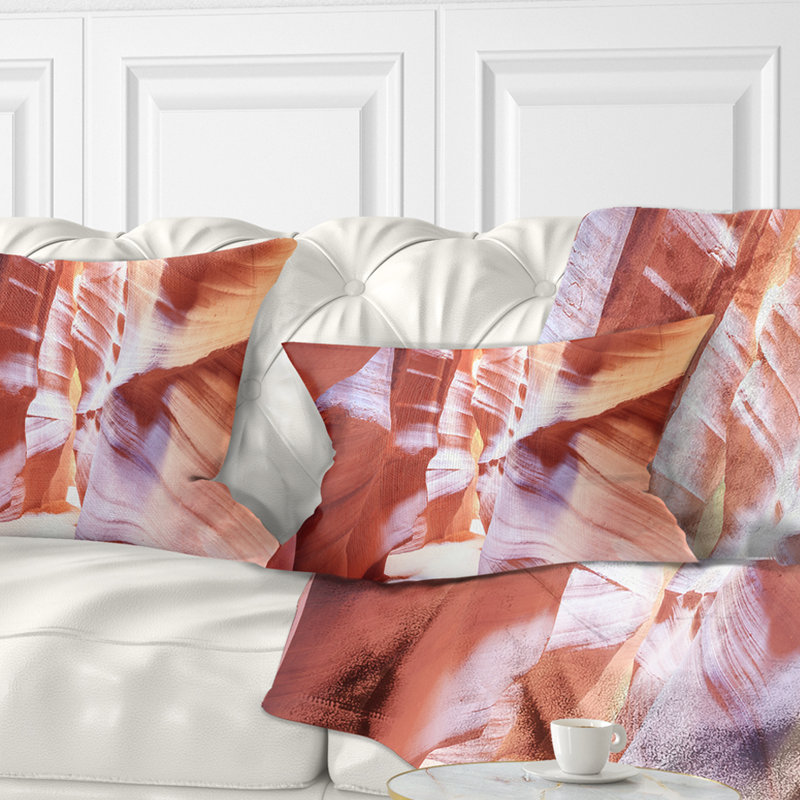 Coussin décoratif panoramique Antelope Canyon