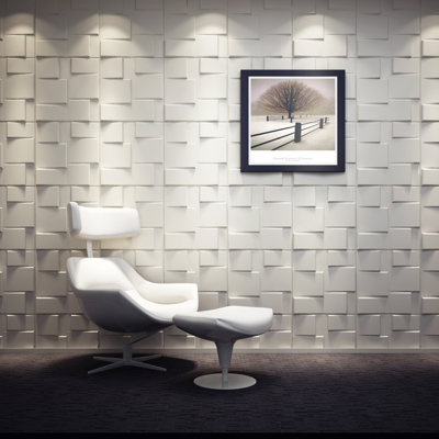 Panneau mural en bambou de 20 po x 20 po Falkirk