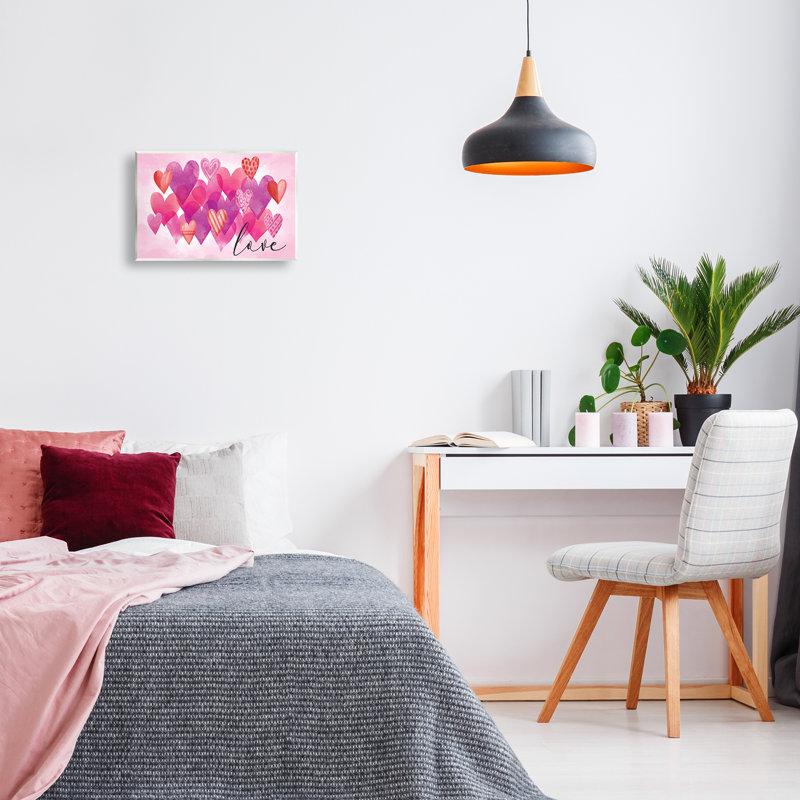 «Love with Layered Hearts» par Nicole DeCamp, H 10 po x l 15 po