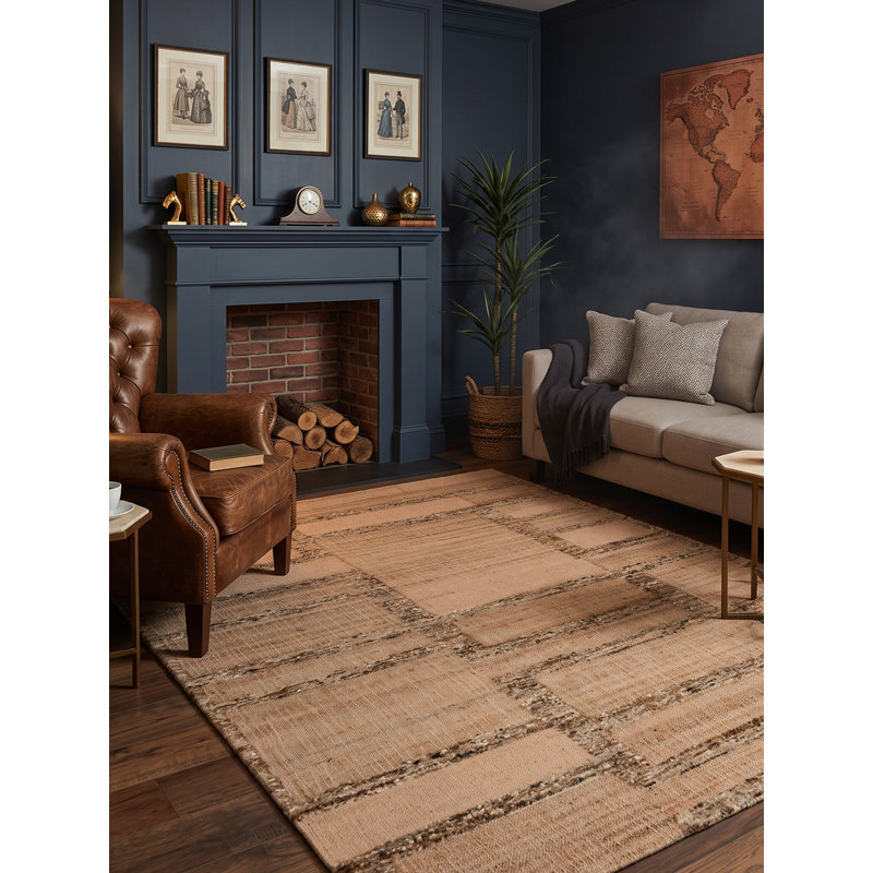 Aquila Area Rug in Natural Tan, Rectangle 8' x 10'