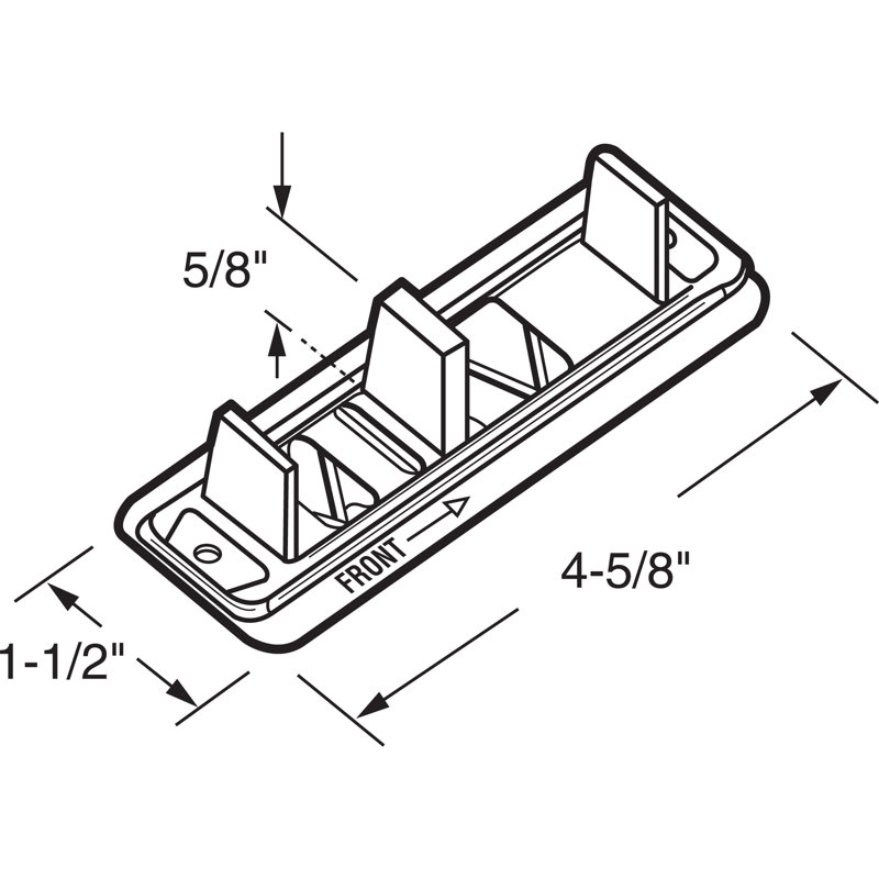 Wardrobe Door Bottom Guide