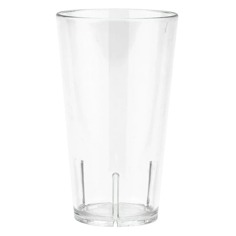 GET BPA-Free Stackable Plastic Shaker, Clear (Set of 12), 14 oz