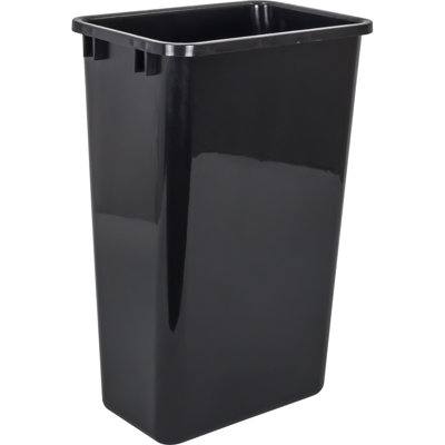Plastic Open Kitchen Trash Can